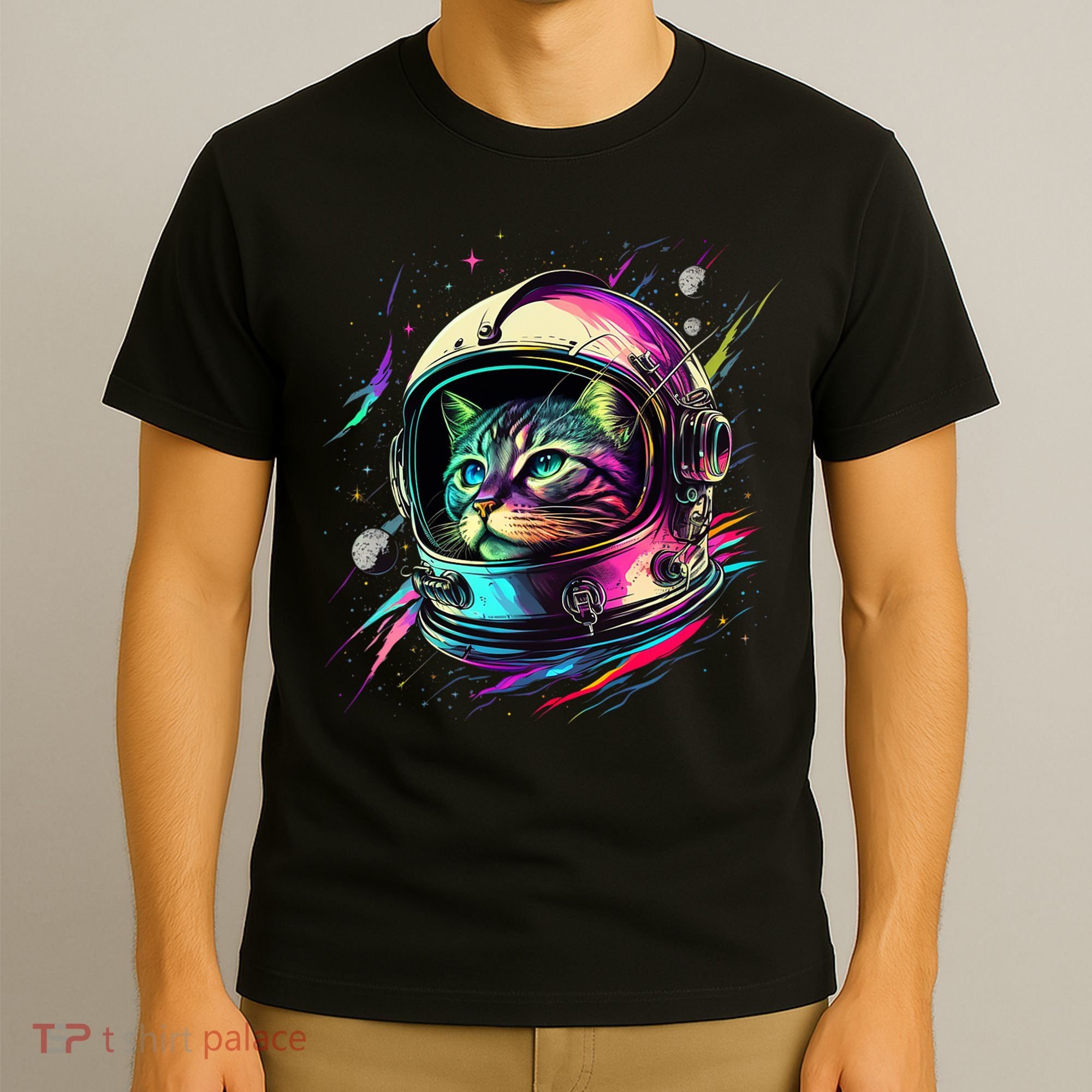 Astronaut Cat Space Cat Galaxy Kitten T-Shirt