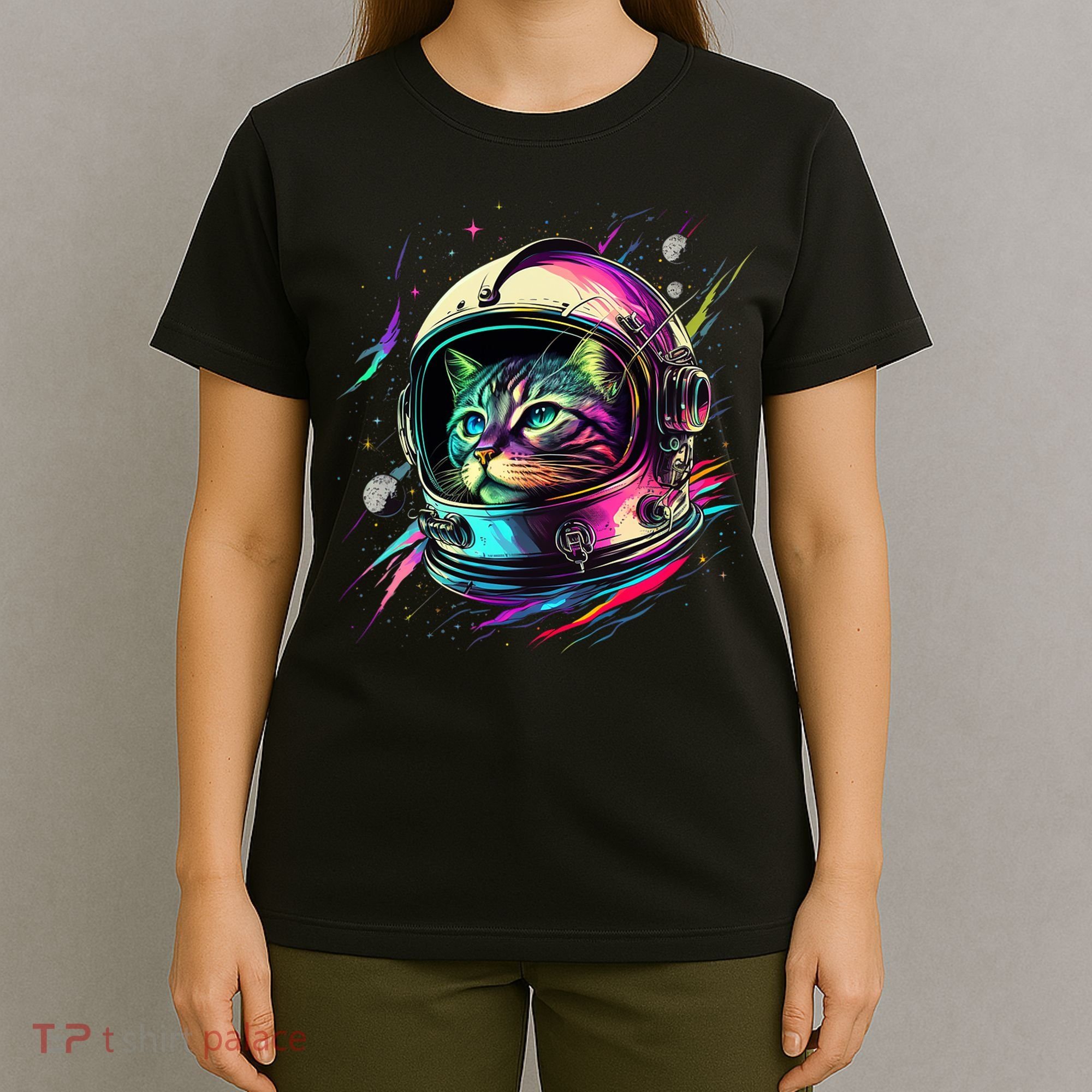 Astronaut Cat Space Cat Galaxy Kitten T-Shirt