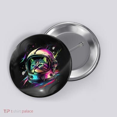 Astronaut Cat Space Cat Galaxy Kitten Button