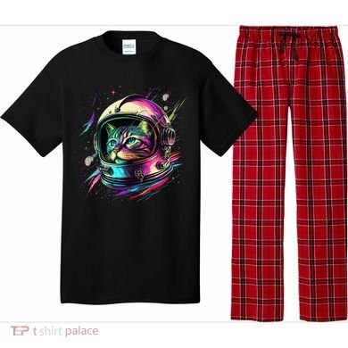 Astronaut Cat Space Cat Galaxy Kitten Pajama Set