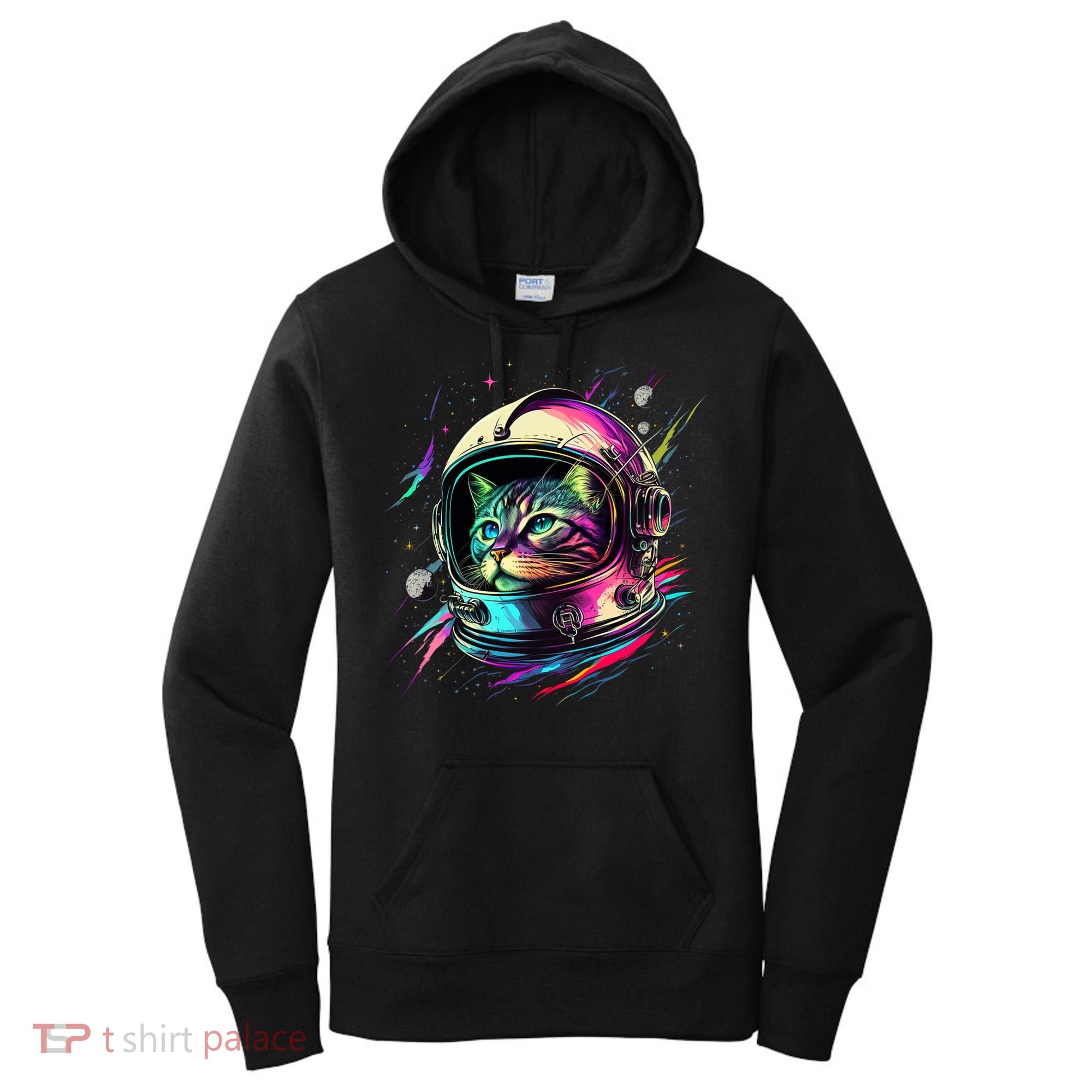 Astronaut Cat Space Cat Galaxy Kitten Women's Hoodie