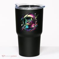 Astronaut Cat Space Cat Galaxy Kitten Tumbler thumb 0