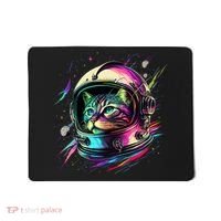 Astronaut Cat Space Cat Galaxy Kitten Mousepad thumb 0