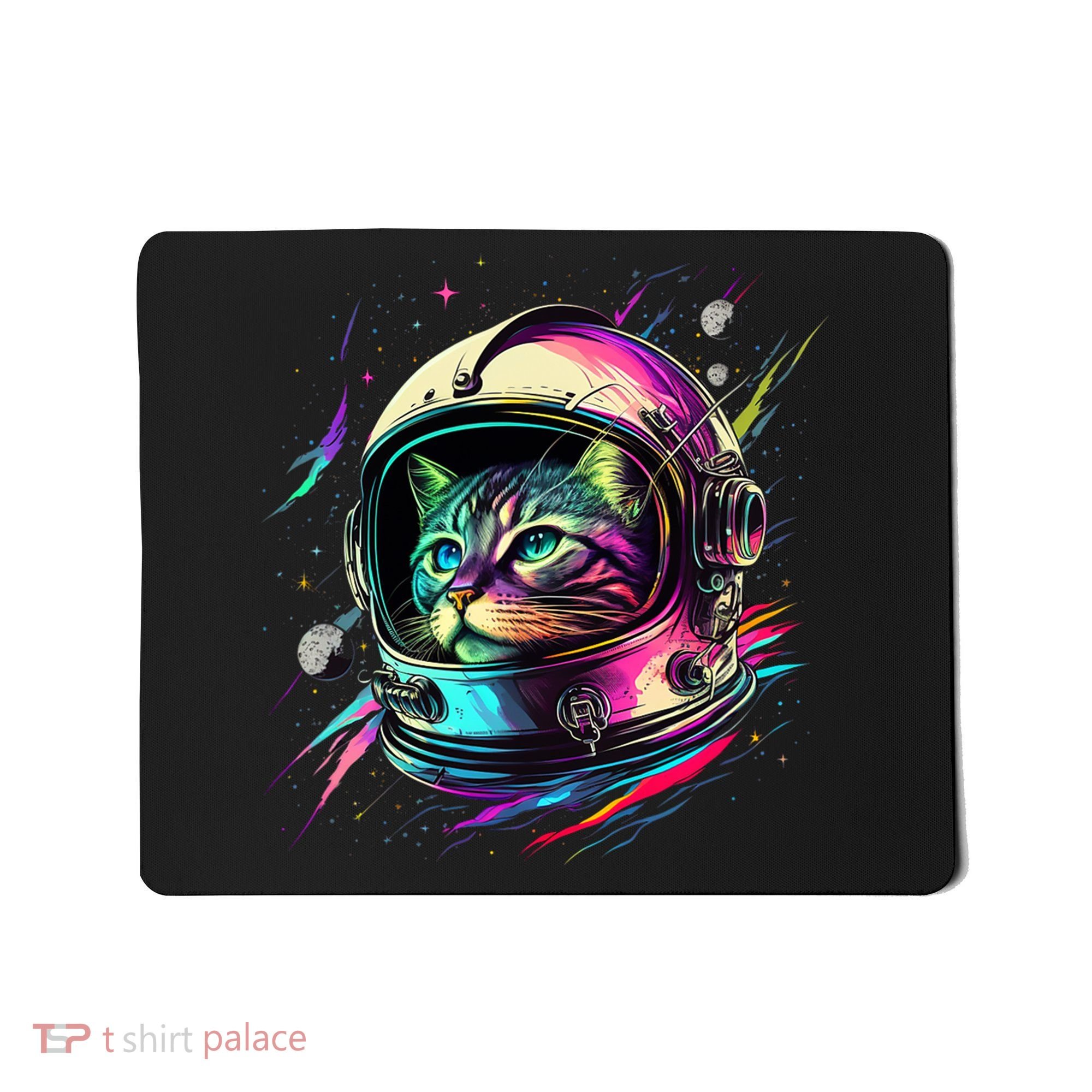 Astronaut Cat Space Cat Galaxy Kitten Mousepad