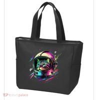 Astronaut Cat Space Cat Galaxy Kitten Tote Bag thumb 3