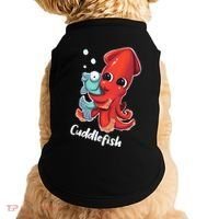 Adorable Cuddlefish Sea Life Illustration Cuttlefish Squid Doggie Tank thumb 0
