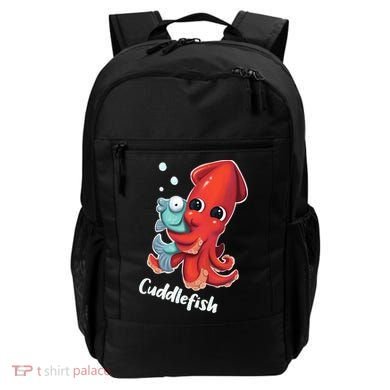 Adorable Cuddlefish Sea Life Illustration Cuttlefish Squid Backpack