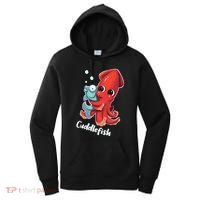 Adorable Cuddlefish Sea Life Illustration Cuttlefish Squid Women's Hoodie thumb 0