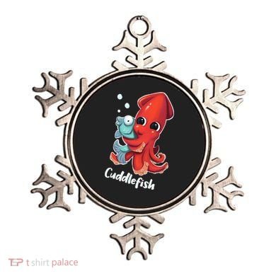 Adorable Cuddlefish Sea Life Illustration Cuttlefish Squid Ornament