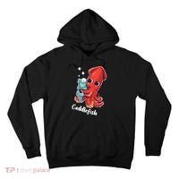 Adorable Cuddlefish Sea Life Illustration Cuttlefish Squid Tall Hoodie thumb 0