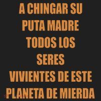 A Chingar Su Puta Madre Todos Los Seres Vivientes De Este Planeta De Mierda Hood Hat thumb 2