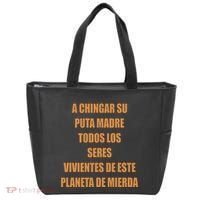 A Chingar Su Puta Madre Todos Los Seres Vivientes De Este Planeta De Mierda Hood Tote Bag thumb 0