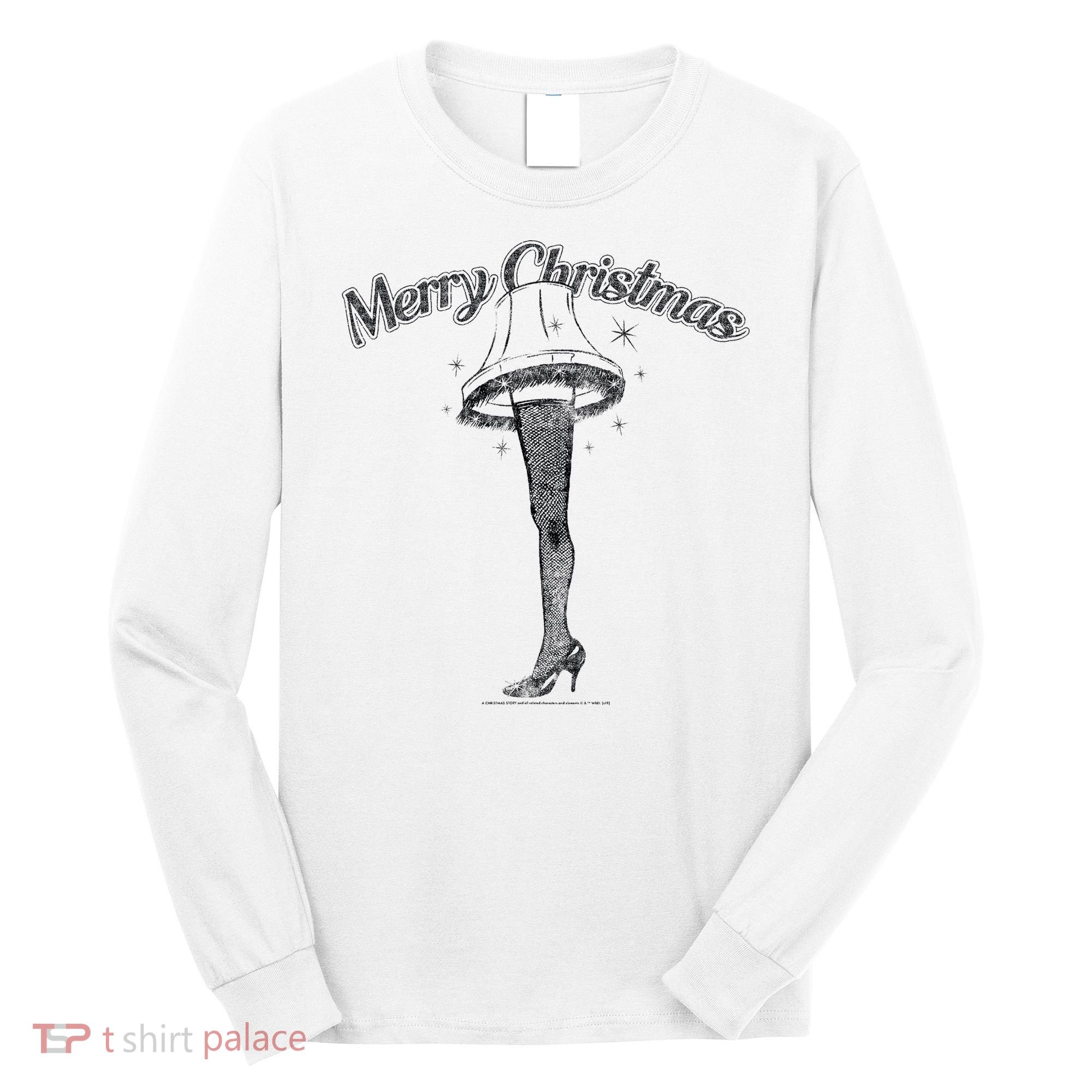 A Christmas Story Leg Lamp Merry Christmas Long Sleeve Shirt