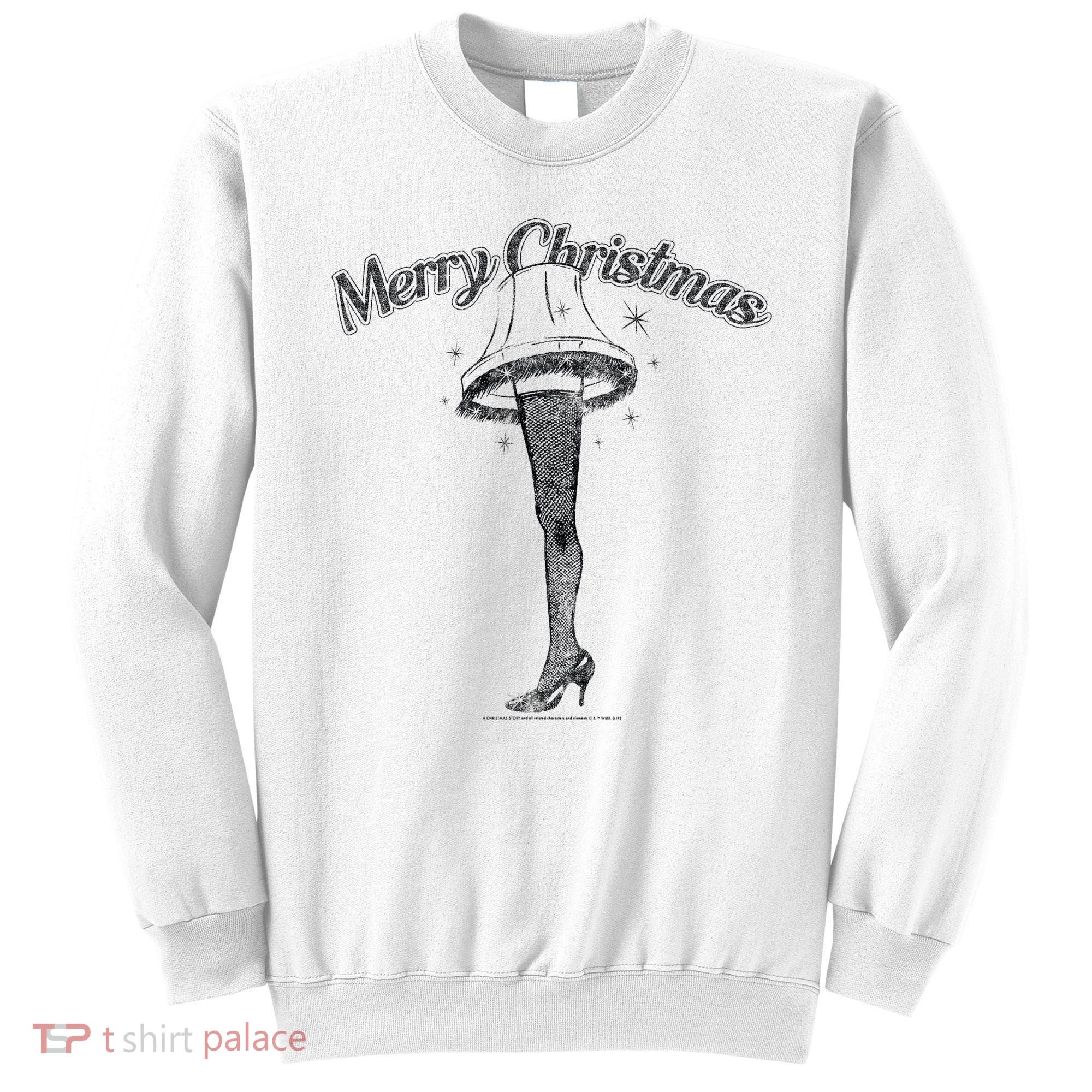 A Christmas Story Leg Lamp Merry Christmas Sweatshirt