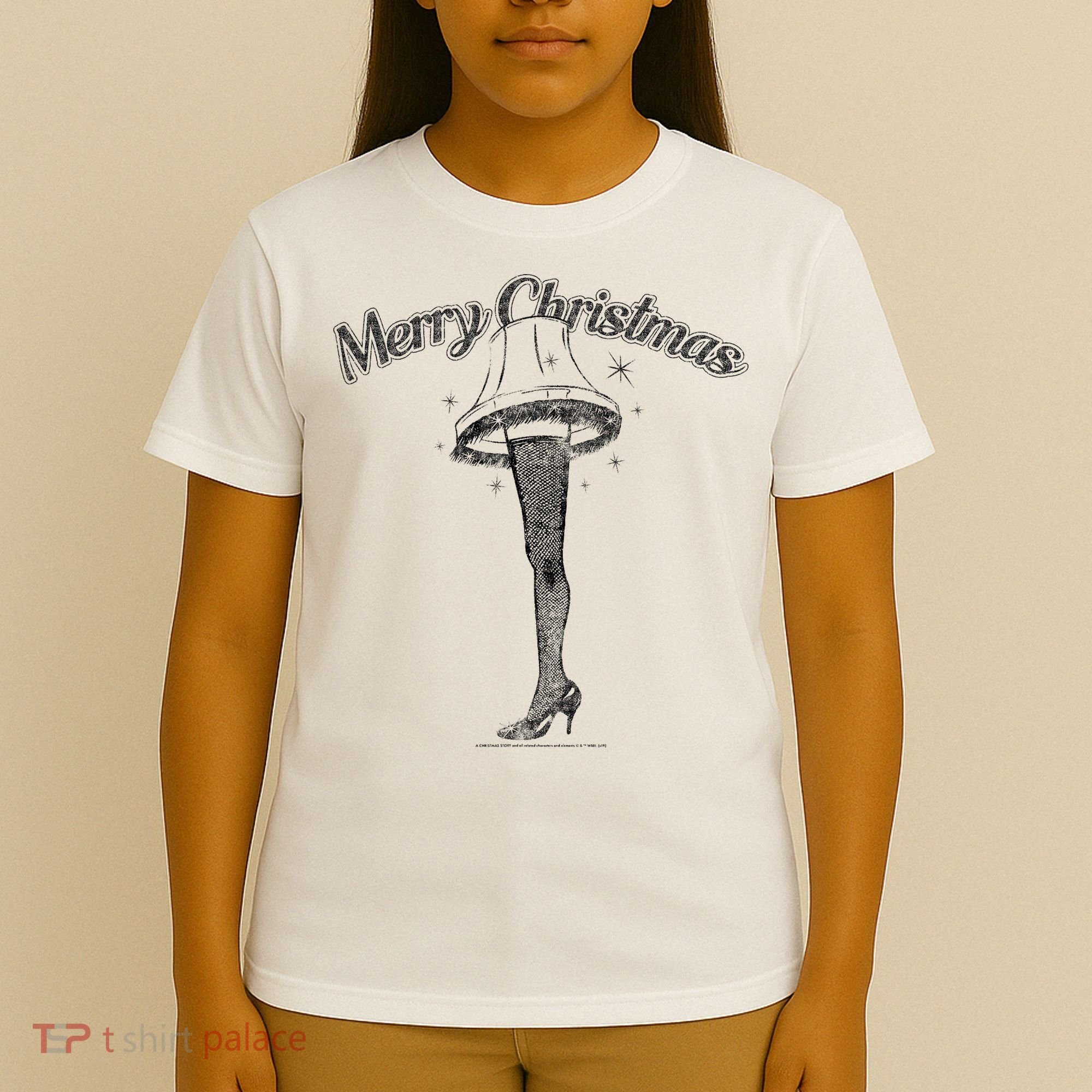 A Christmas Story Leg Lamp Merry Christmas T-Shirt