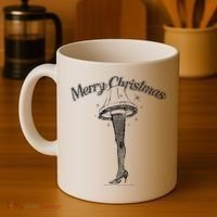 A Christmas Story Leg Lamp Merry Christmas Coffee Mug thumb 4