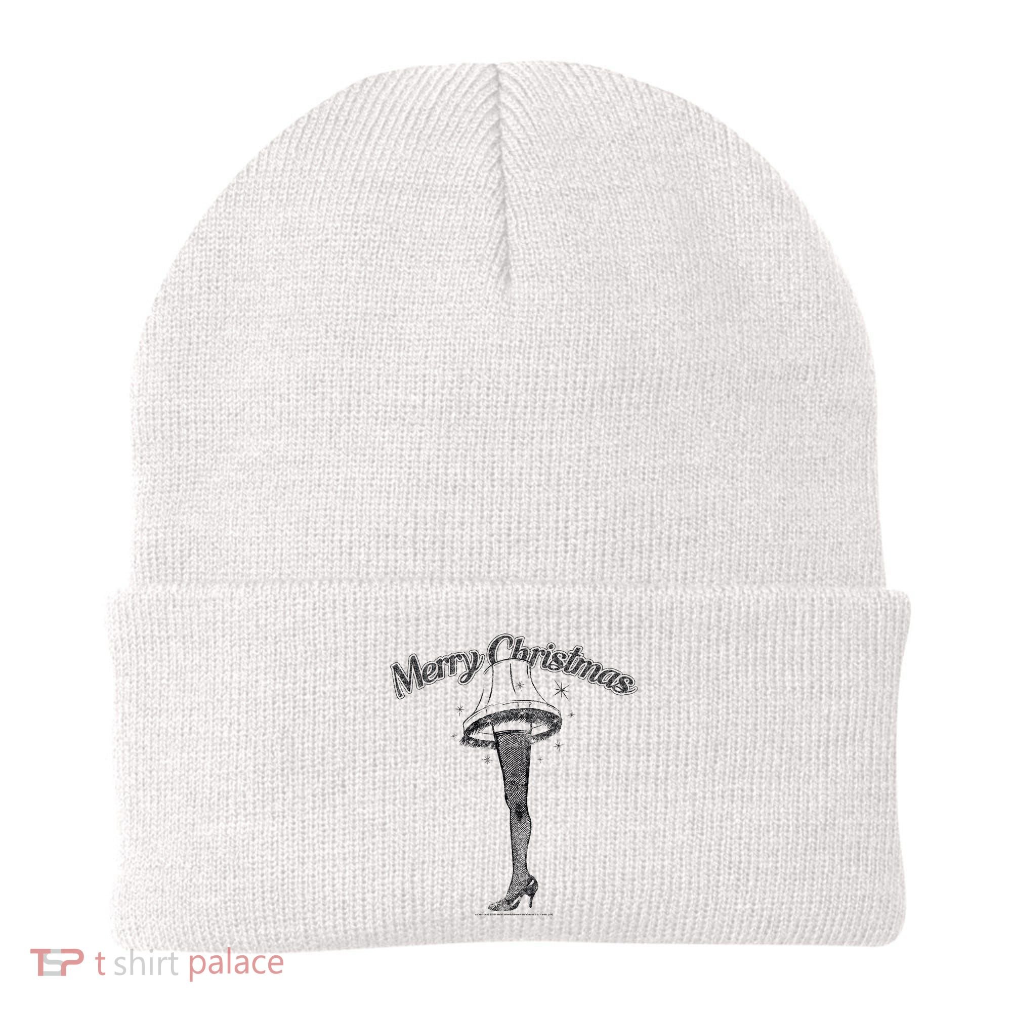 A Christmas Story Leg Lamp Merry Christmas Beanie