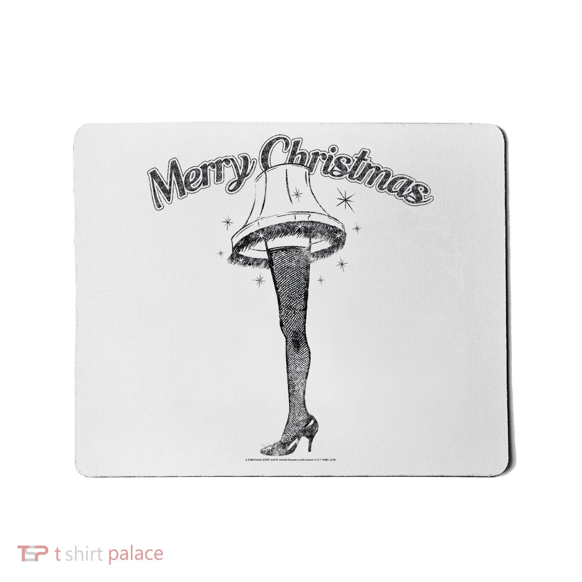 A Christmas Story Leg Lamp Merry Christmas Mousepad