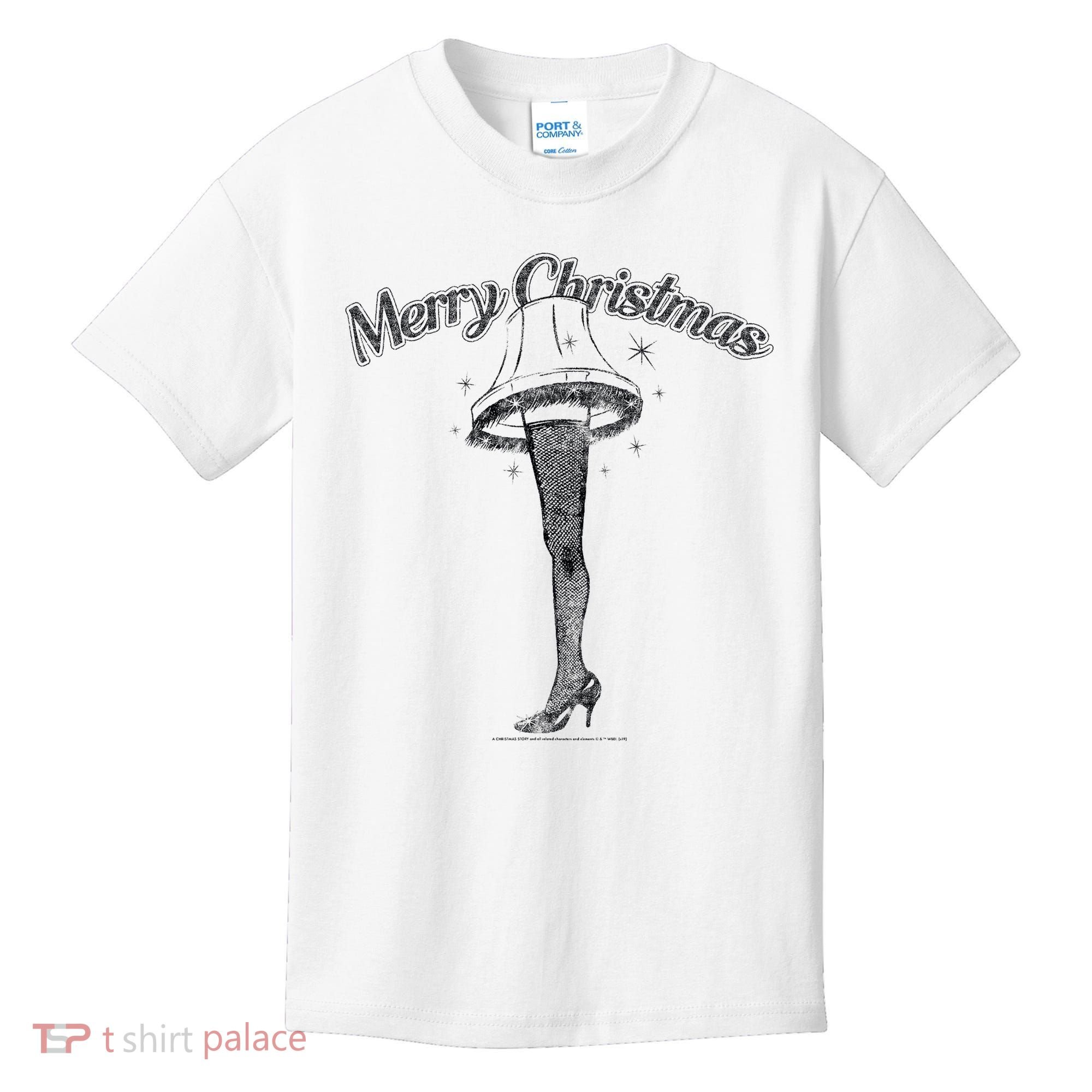 A Christmas Story Leg Lamp Merry Christmas Kids T-Shirt