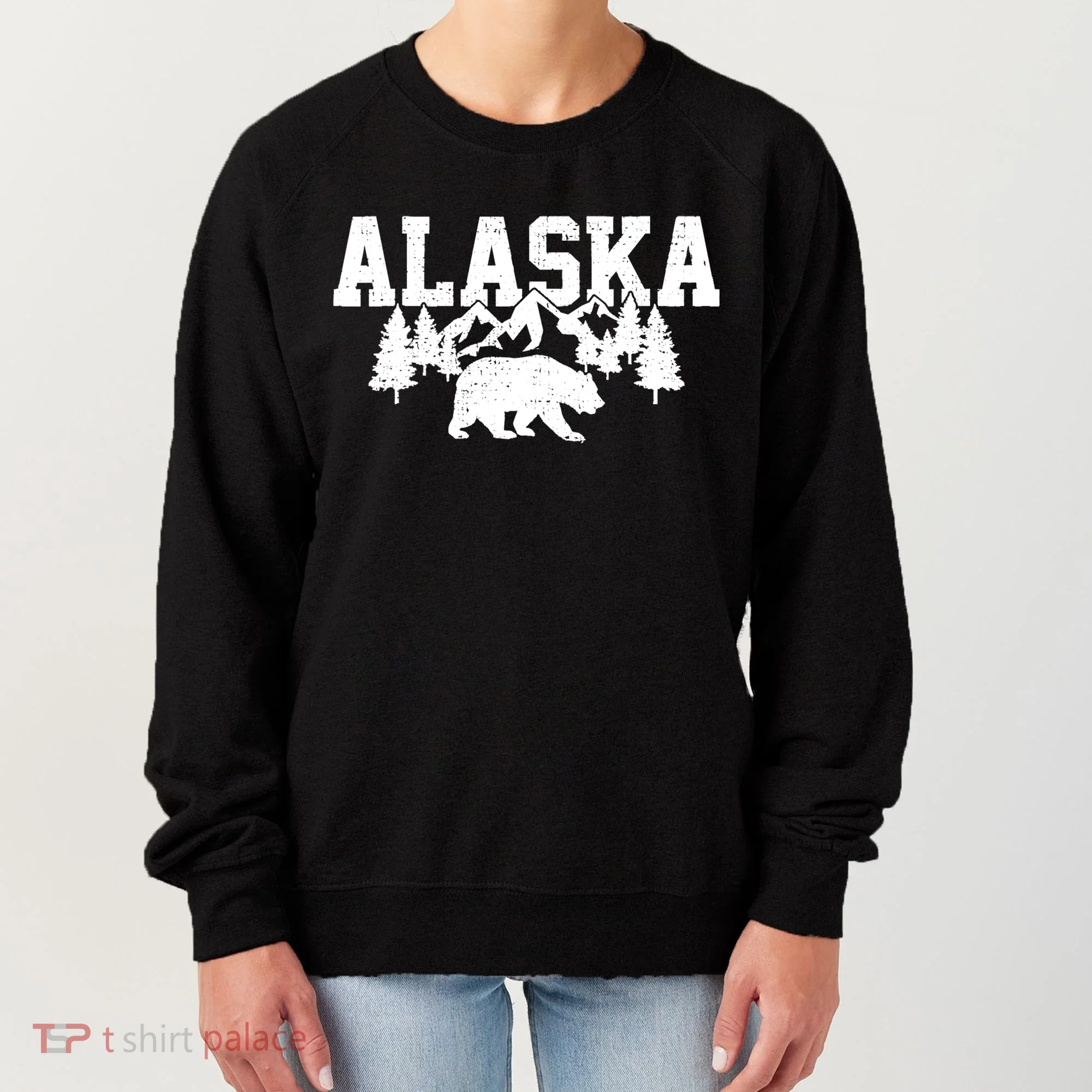 Alaska Cold Snow Mountains Cool Gift Women's Sweatshirt