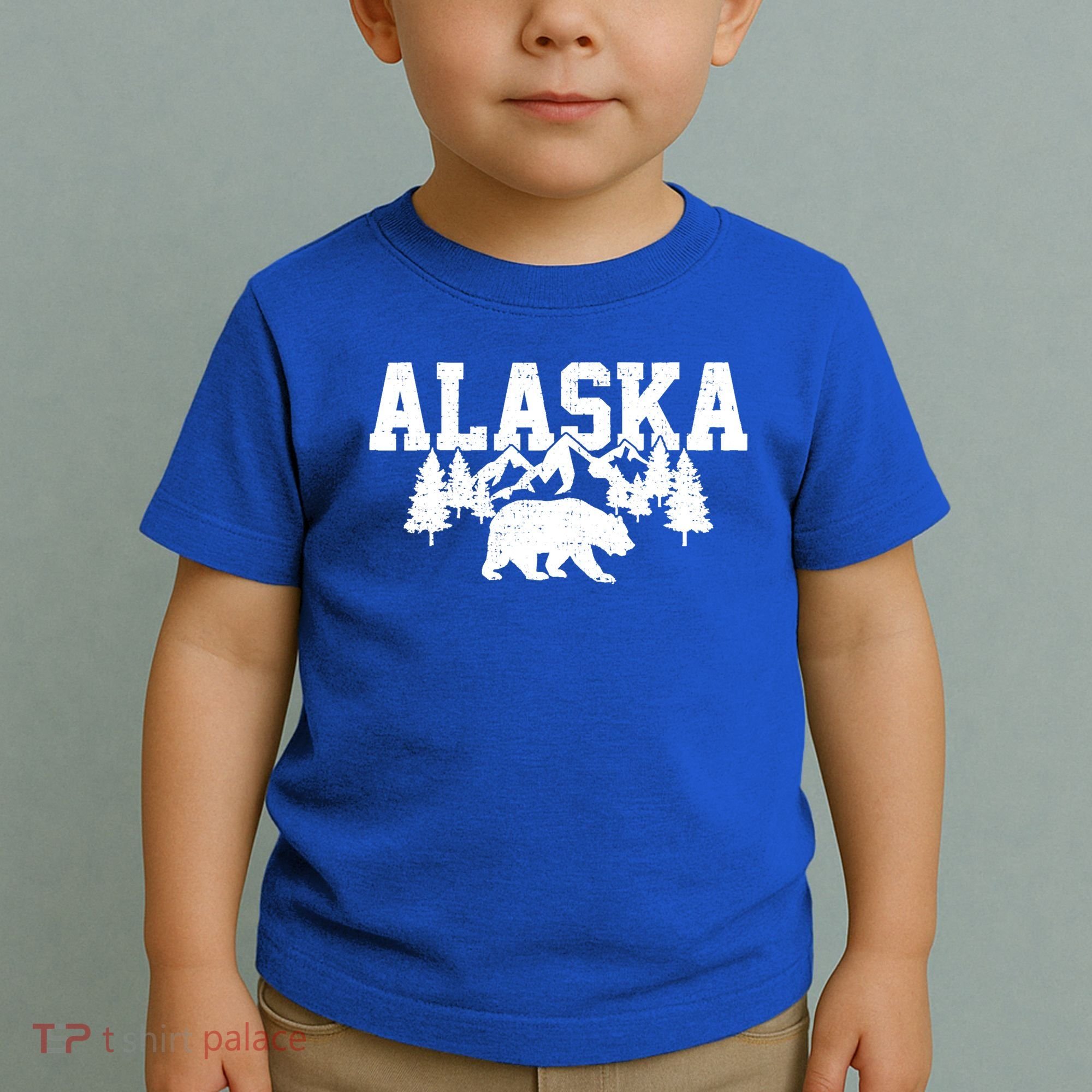 Alaska Cold Snow Mountains Cool Gift Toddler T-Shirt