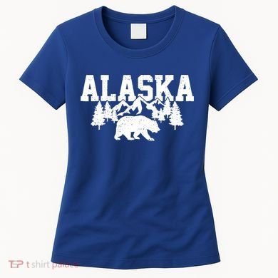 Alaska Cold Snow Mountains Cool Gift Women's T-Shirt