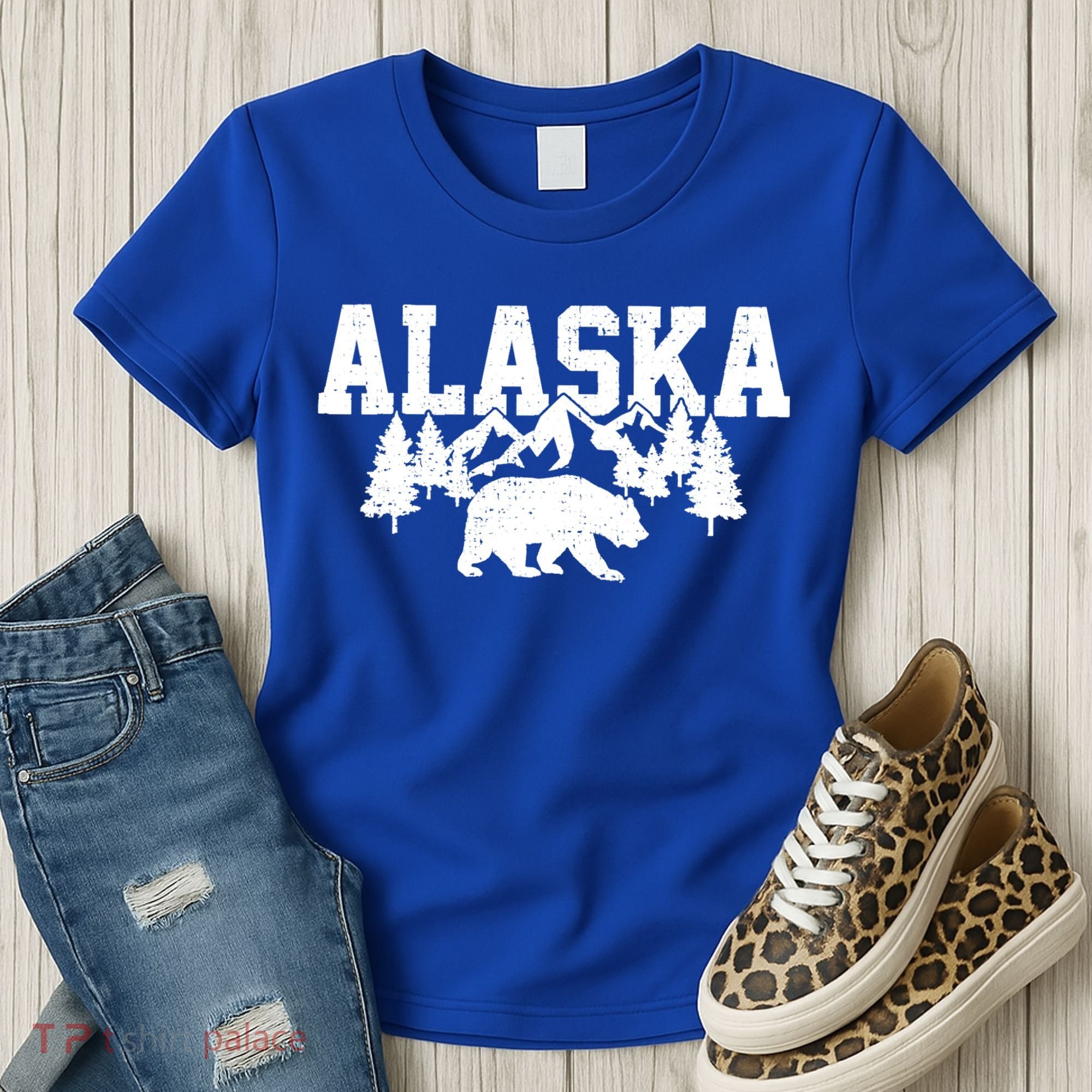 Alaska Cold Snow Mountains Cool Gift Women's T-Shirt