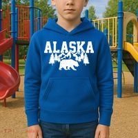 Alaska Cold Snow Mountains Cool Gift Kids Hoodie thumb 2