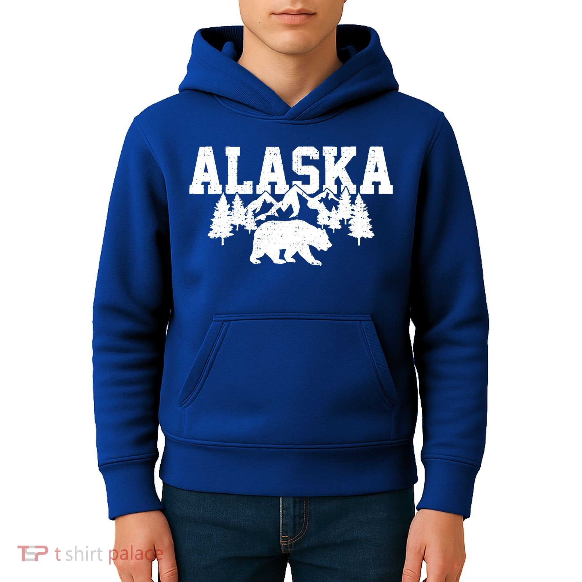 Alaska Cold Snow Mountains Cool Gift Kids Hoodie