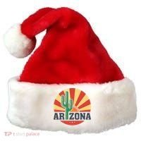Arizona Cactus Sunset 3 Stars Santa Hat thumb 0
