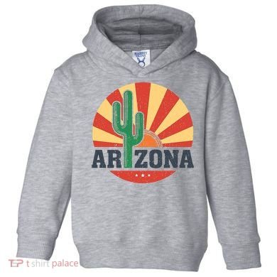 Arizona Cactus Sunset 3 Stars Toddler Hoodie
