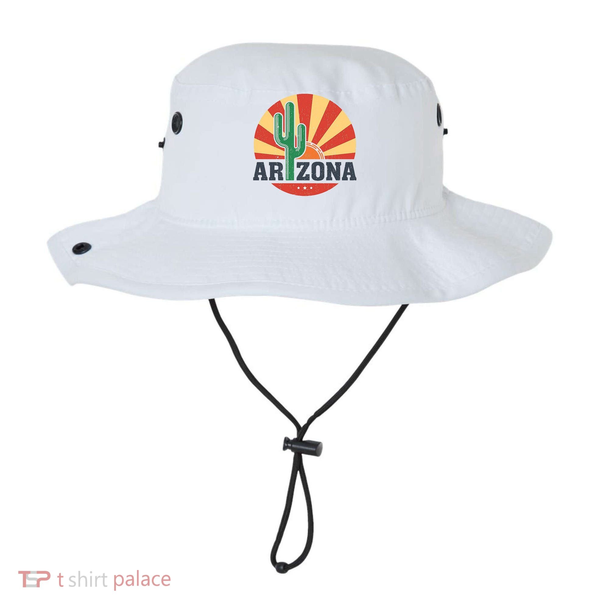Arizona Cactus Sunset 3 Stars Bucket Hat