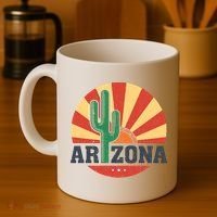Arizona Cactus Sunset 3 Stars Coffee Mug thumb 4