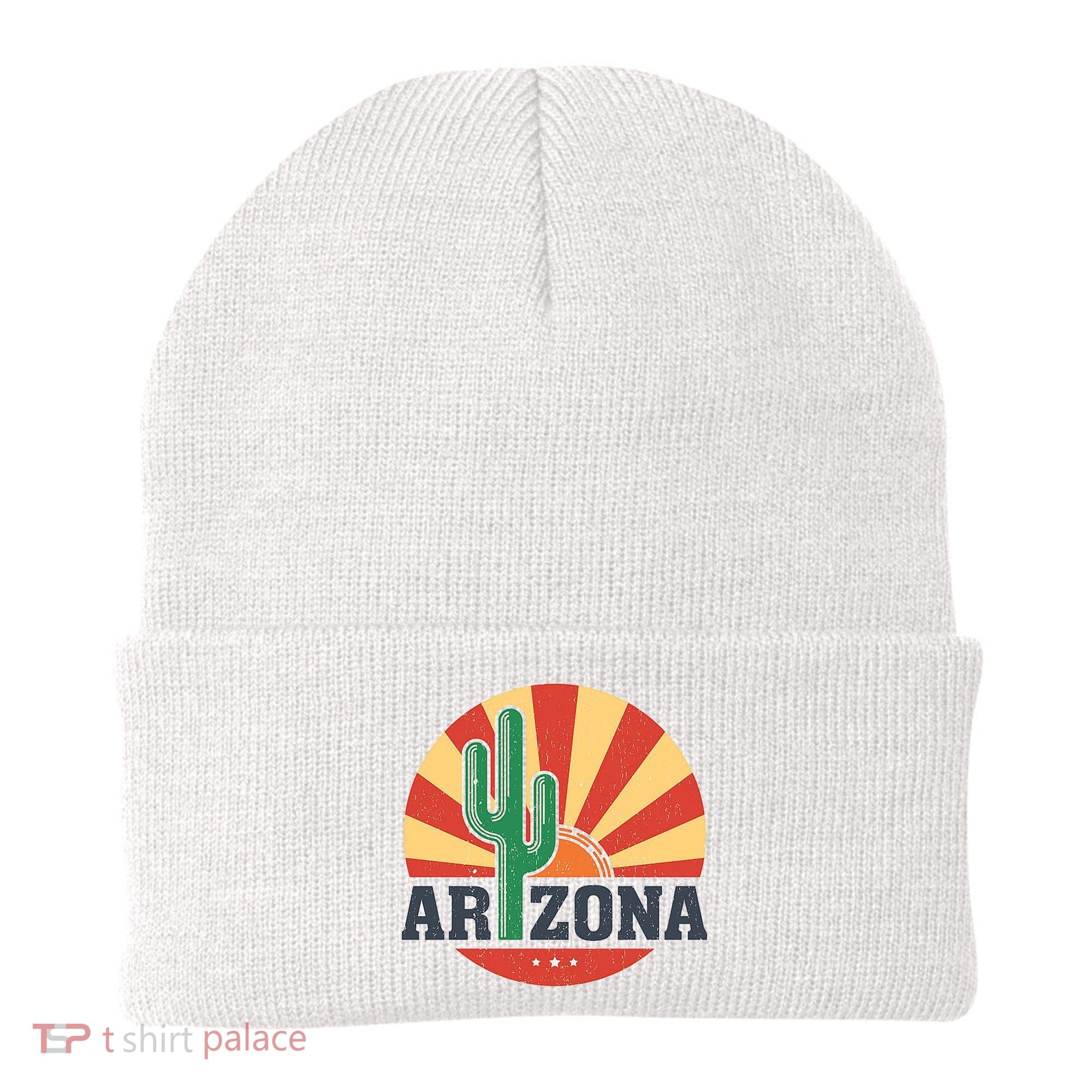 Arizona Cactus Sunset 3 Stars Beanie