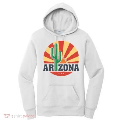 Arizona Cactus Sunset 3 Stars Women's Hoodie