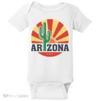 Arizona Cactus Sunset 3 Stars Baby Bodysuit thumb 0