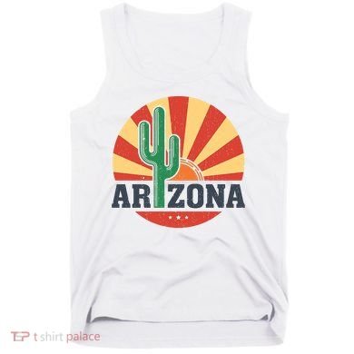 Arizona Cactus Sunset 3 Stars Tank Top