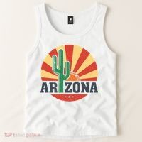 Arizona Cactus Sunset 3 Stars Tank Top thumb 2