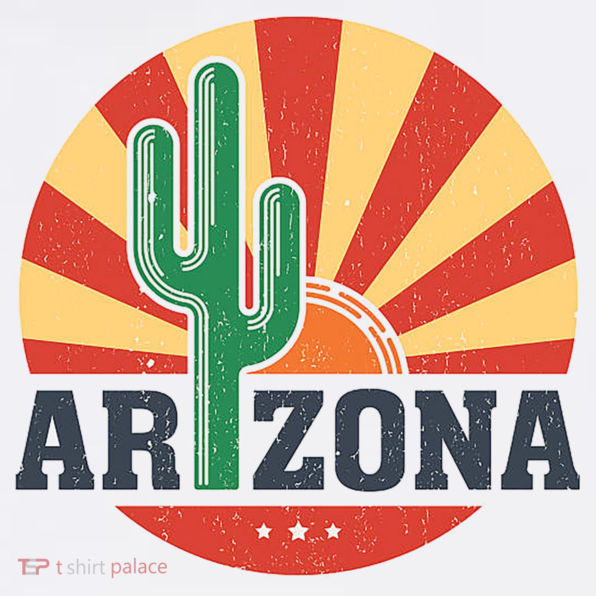 Arizona Cactus Sunset 3 Stars Toddler T-Shirt