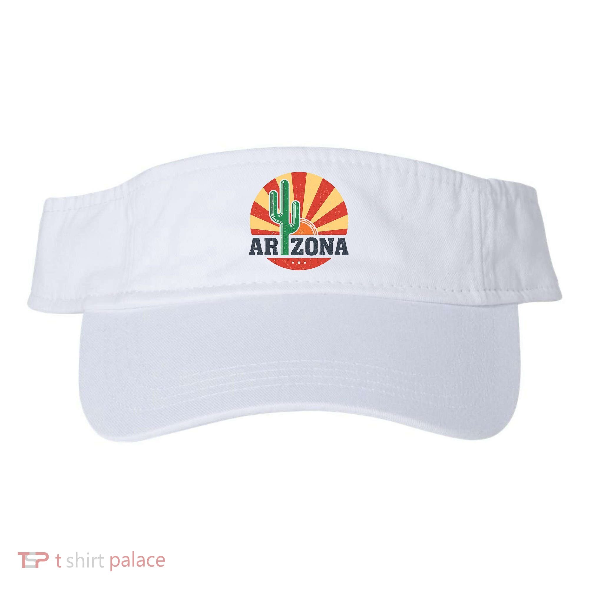 Arizona Cactus Sunset 3 Stars Visor