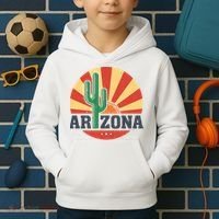 Arizona Cactus Sunset 3 Stars Kids Hoodie thumb 2