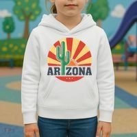 Arizona Cactus Sunset 3 Stars Kids Hoodie thumb 3