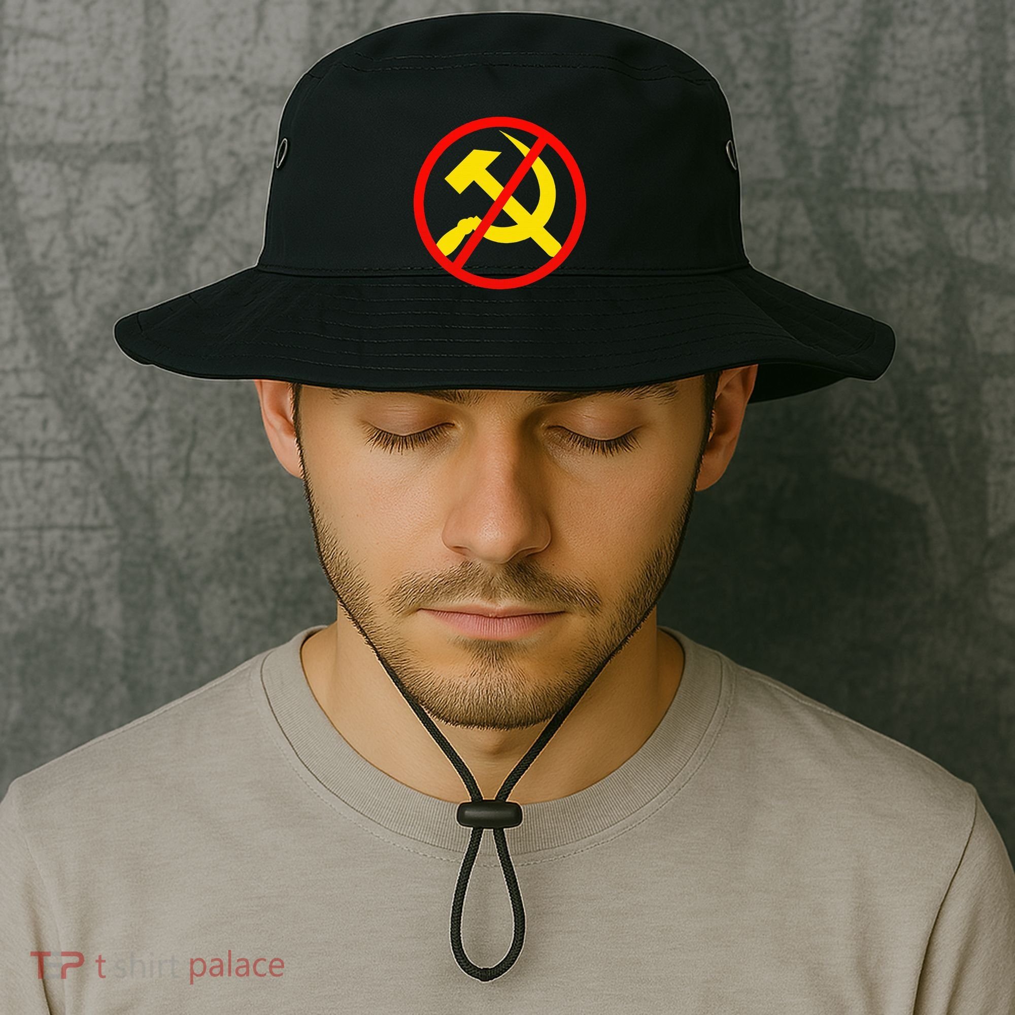 Anti Communist Socialist Bucket Hat