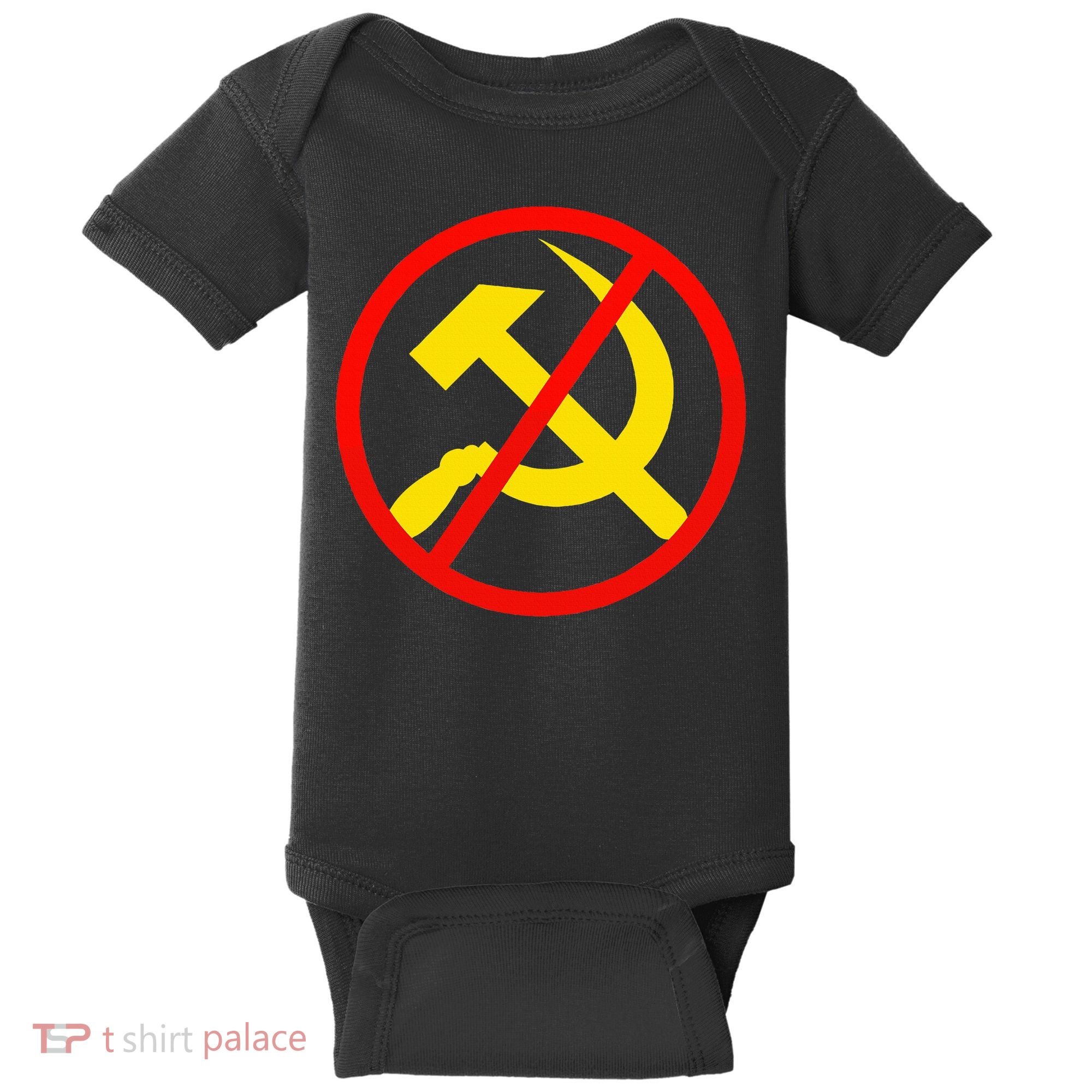 Anti Communist Socialist Baby Bodysuit