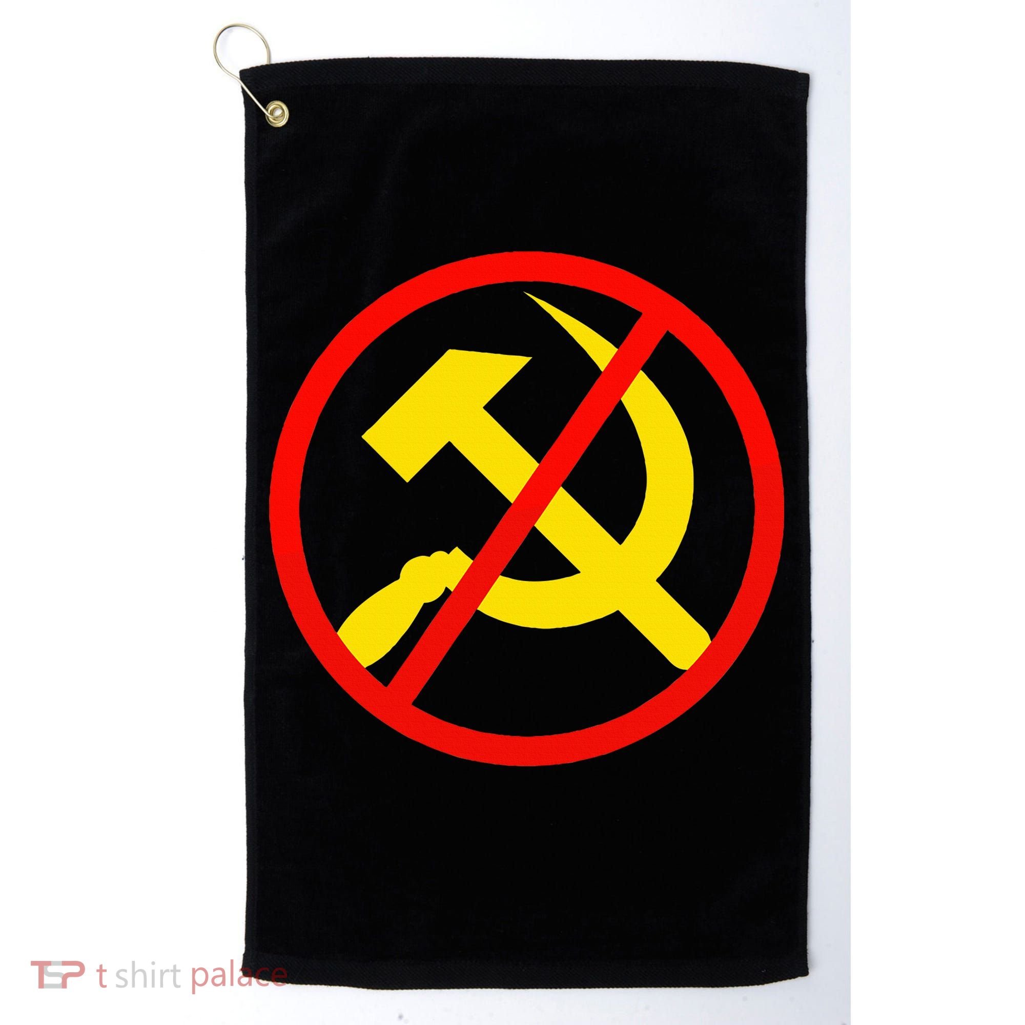 Anti Communist Socialist Golf Towel