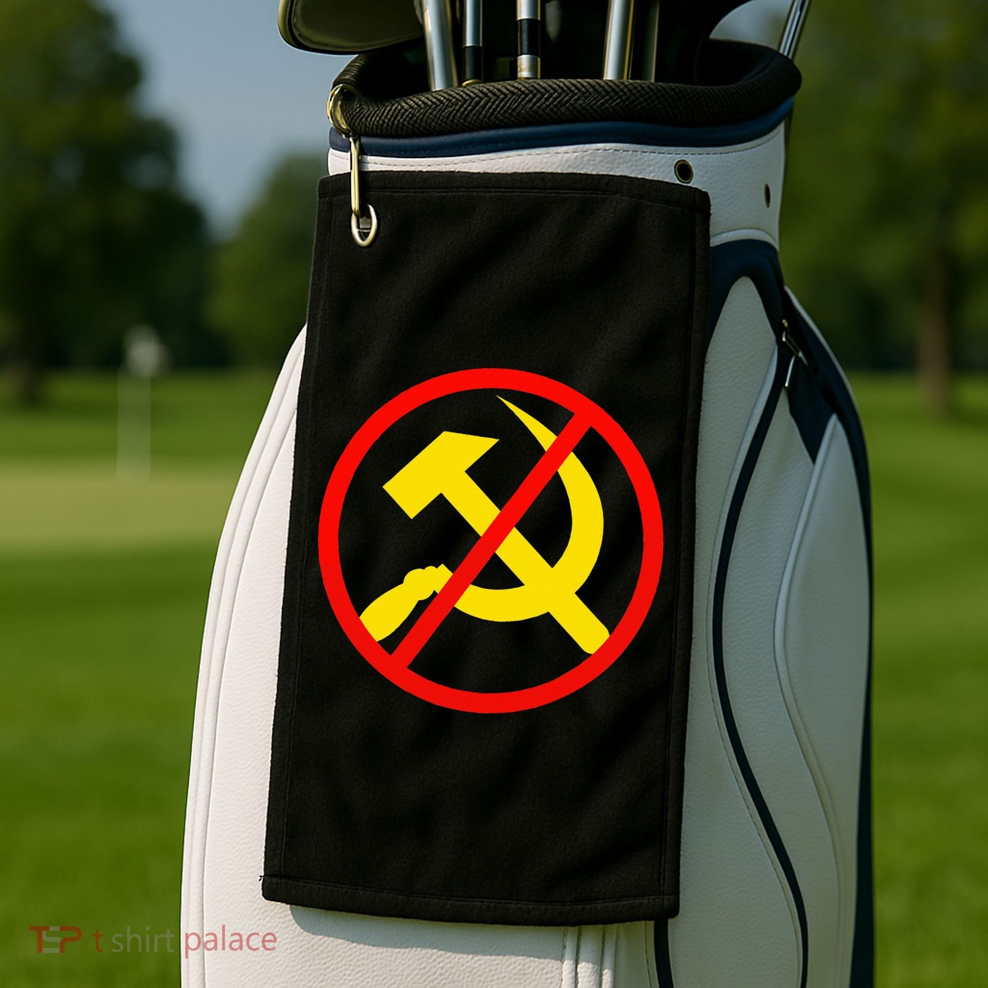 Anti Communist Socialist Golf Towel
