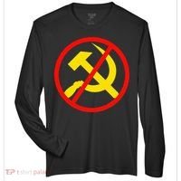 Anti Communist Socialist Zone Performance Long-Sleeve T-Shirt thumb 0