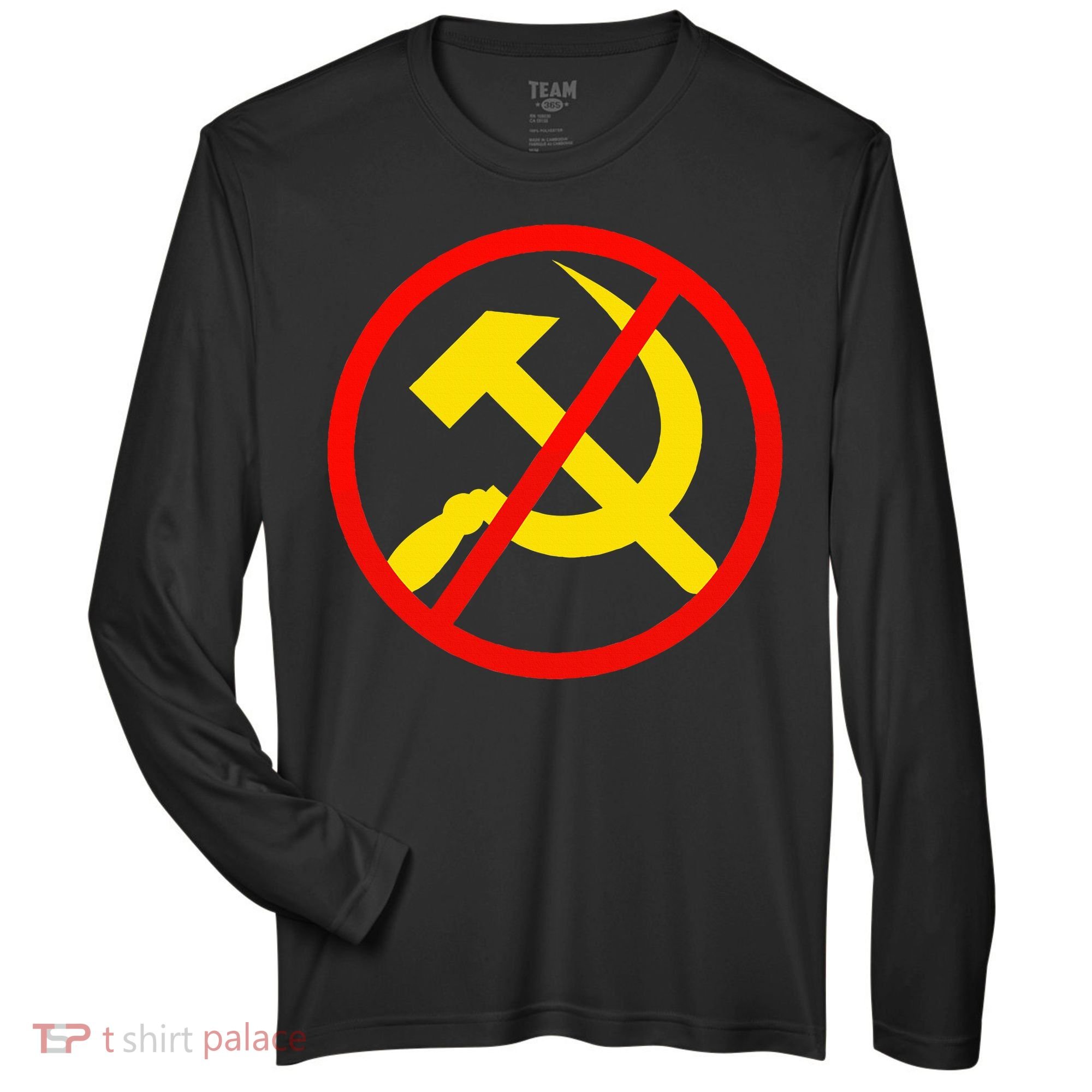 Anti Communist Socialist Zone Performance Long-Sleeve T-Shirt