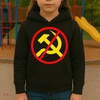 Anti Communist Socialist Kids Hoodie thumb 3