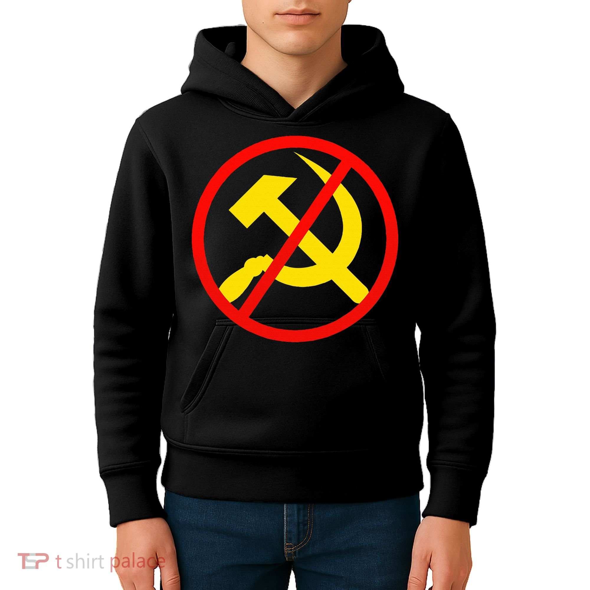 Anti Communist Socialist Kids Hoodie
